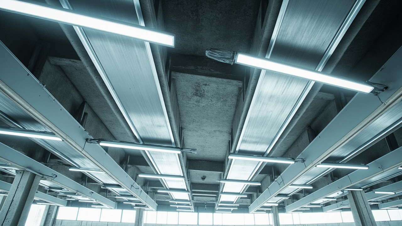 产品勾搭式天花细节