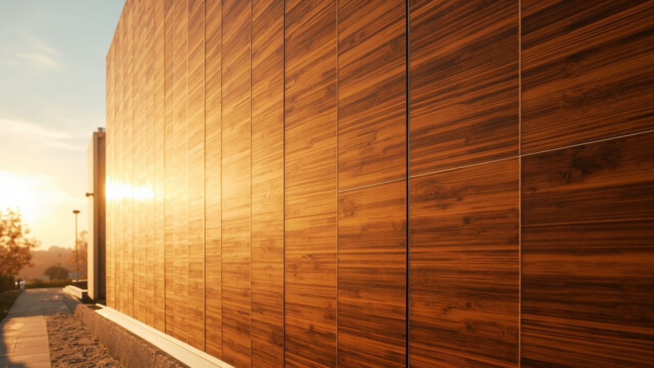 产品木纹铝单板细节