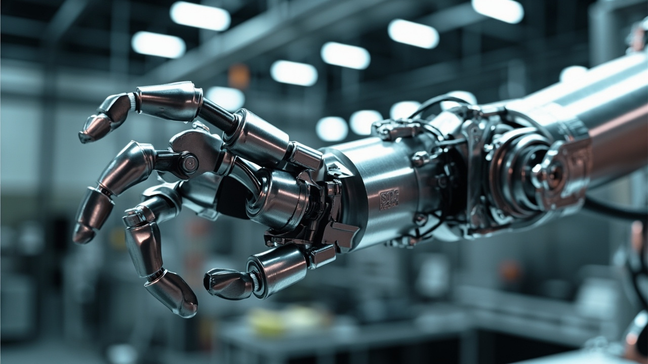 产品机器人铝材细节