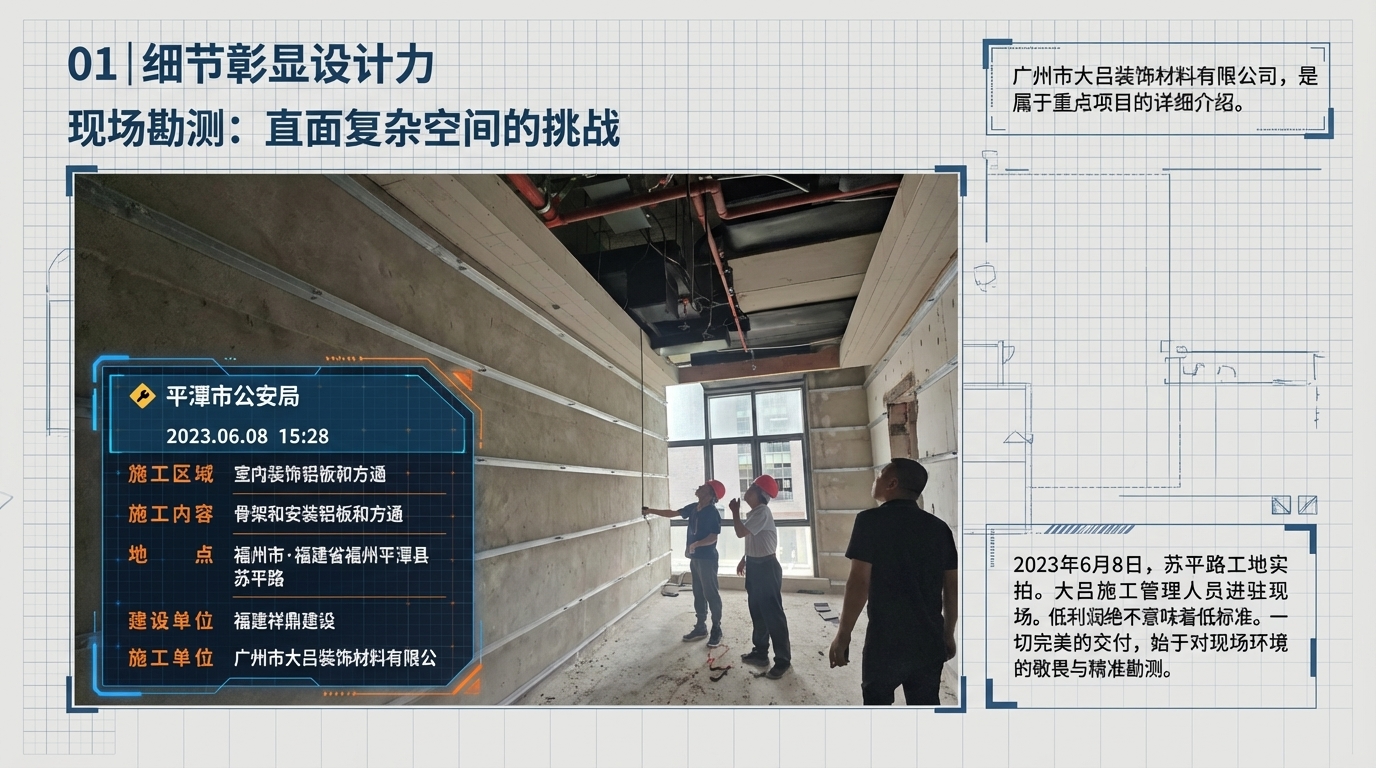 平潭公安局裙房装饰