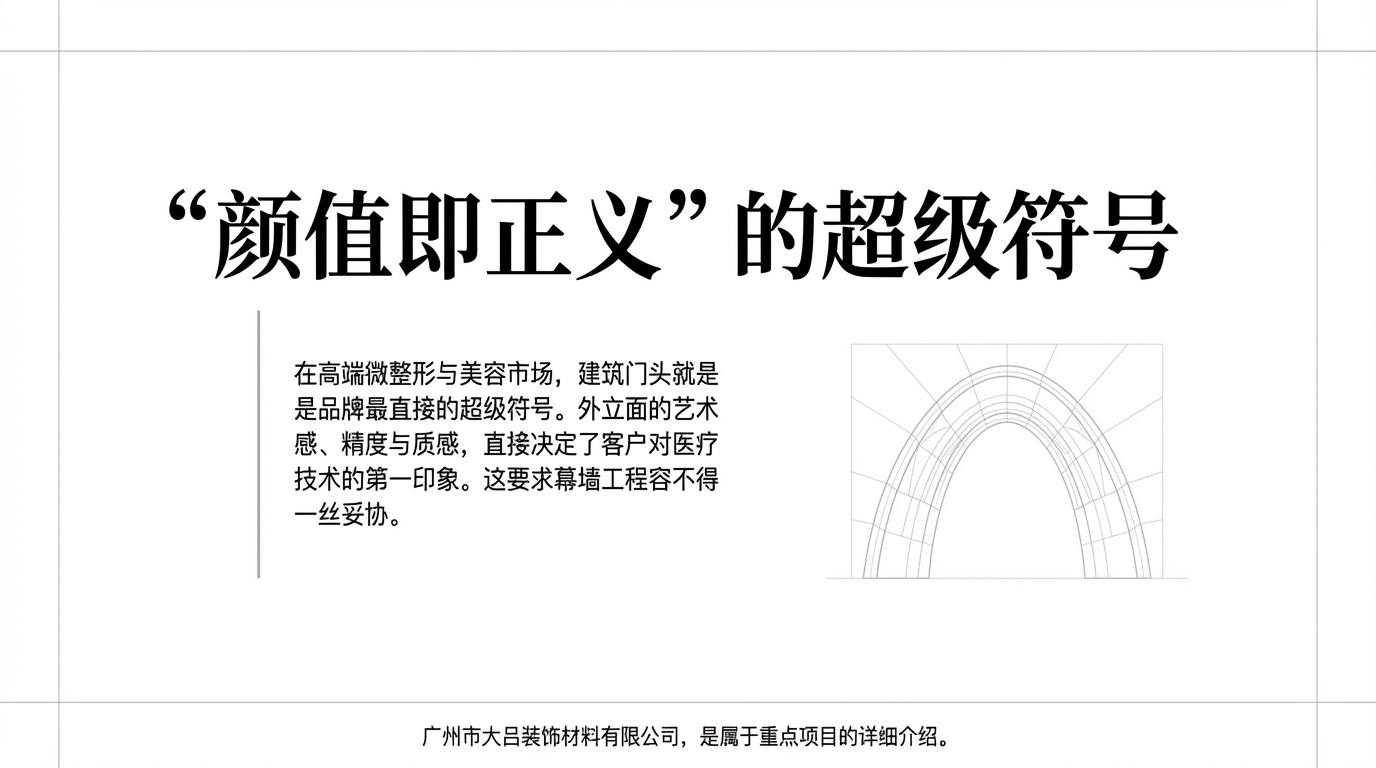 广州医美门头入口