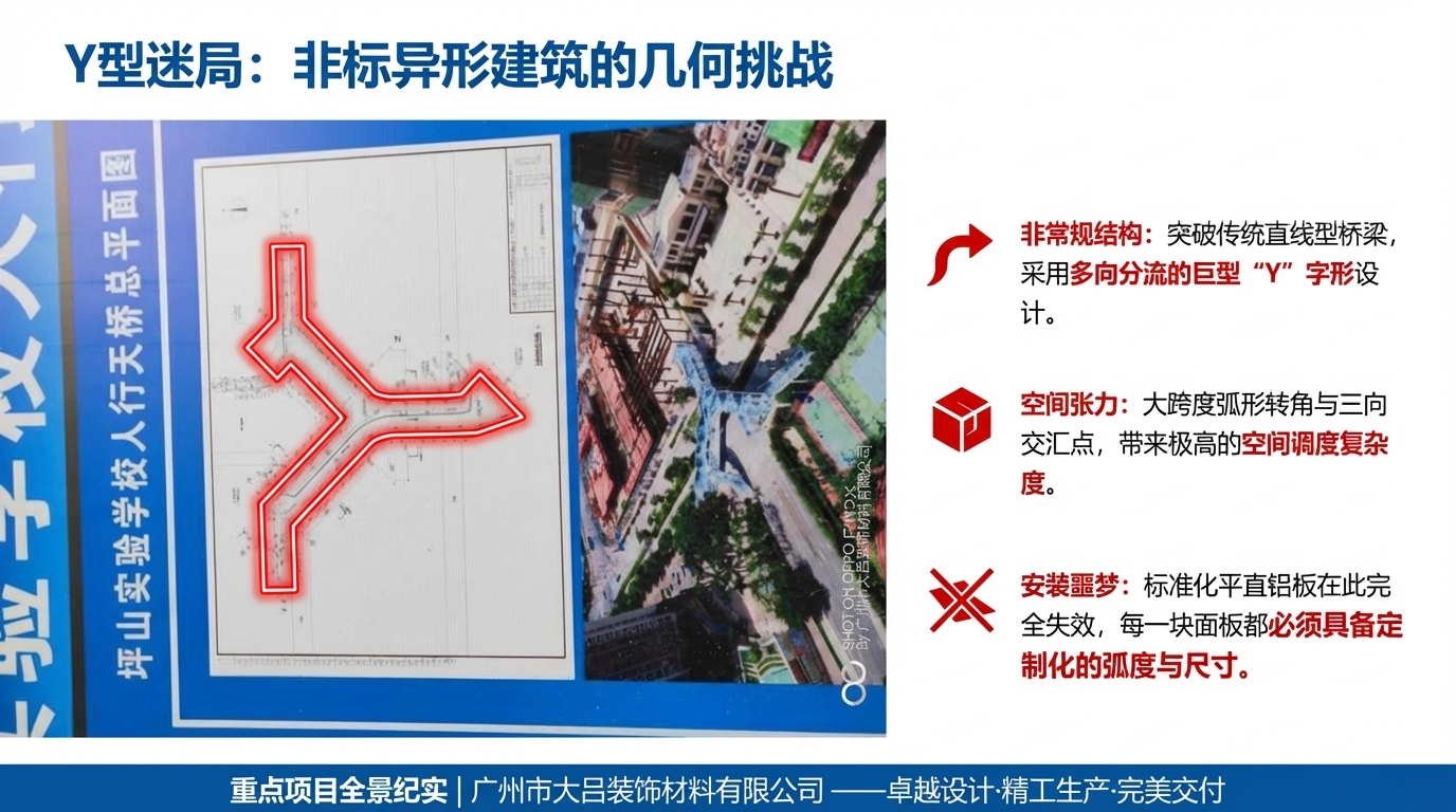 深圳坪山实验学校天桥夜景