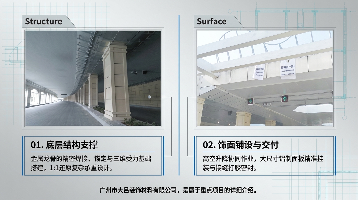 漳州隧道照明与天花配合效果