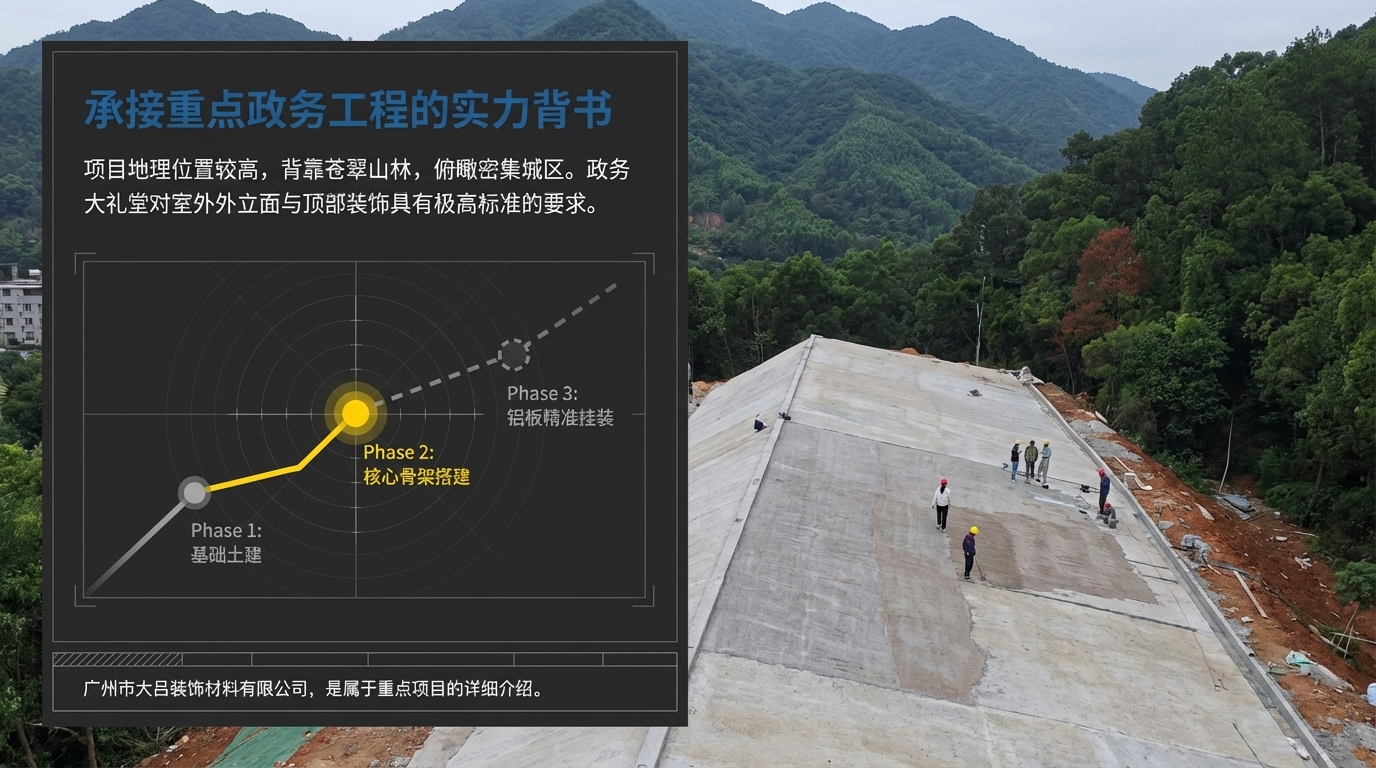 龙川县政府大礼堂节点